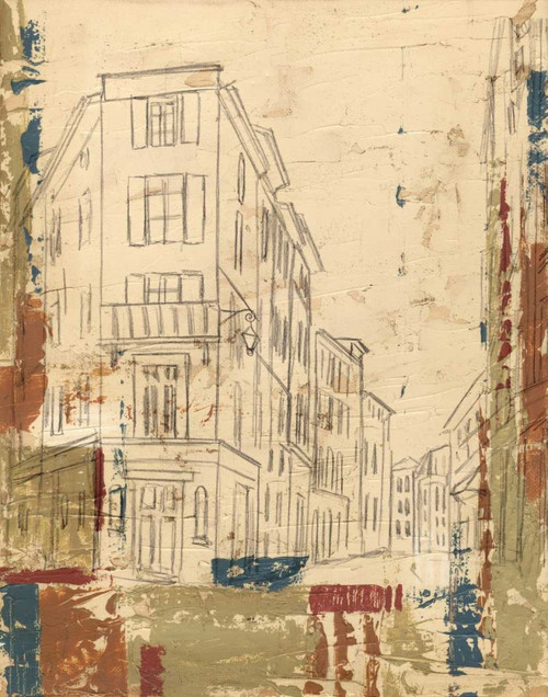 Streets of Downtown I Poster Print - Ethan Harper