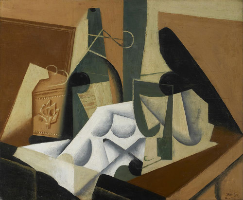 The White Tablecloth 1916 Poster Print - Juan Gris