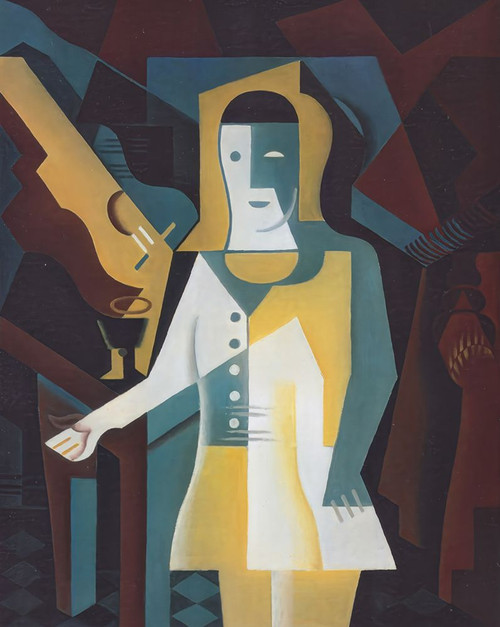 Pierrot 1919 Poster Print - Juan Gris