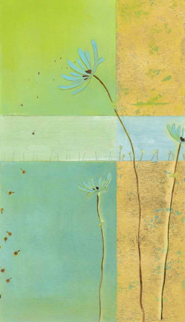 Blue Seedlings II Poster Print - June Erica Vess