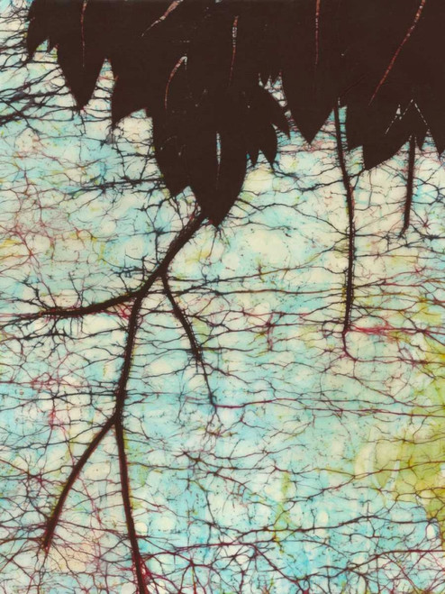 Batik Hanging Leaves II Poster Print - Andrea Davis