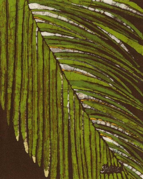 Batik Frond II Poster Print - Andrea Davis