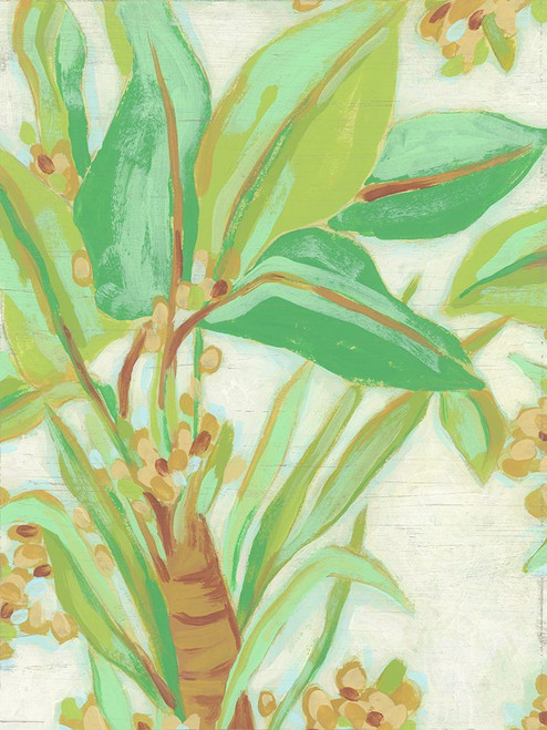 Island Leaf Fresco I Poster Print - June Erica Vess