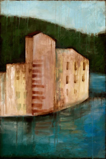 Coastal Villa I Poster Print - Jennifer Goldberger