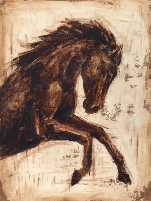 Weathered Equestrian II Poster Print - Ethan Harper