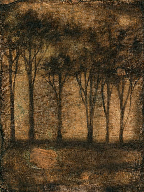 Bronzed Treeline I Poster Print - Jennifer Goldberger