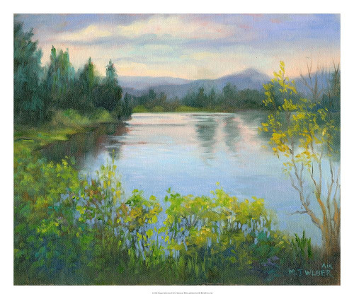 Oregon Reflections Poster Print - Mary Jean Weber