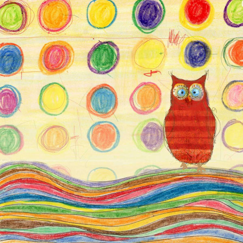 Feathers- Dots and Stripes IV Poster Print - Ingrid Blixt