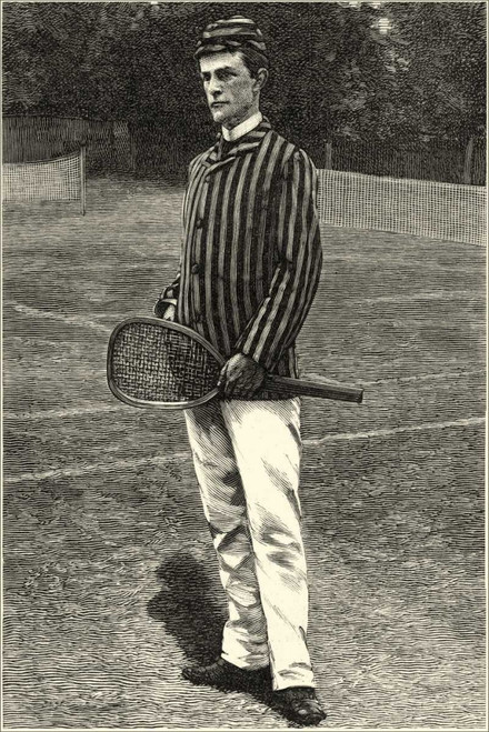 Harpers Weekly Tennis IV Poster Print - Unknown