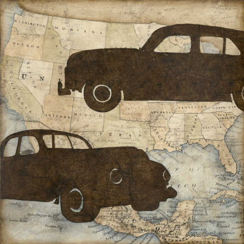 Travel Silhouette IV Poster Print - Megan Meagher