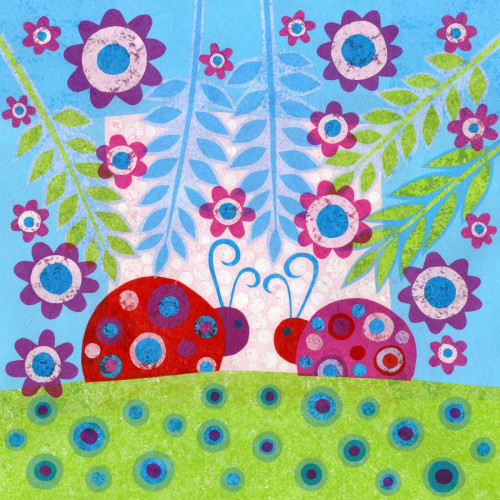 Ladybug Spots Poster Print - Kim Conway