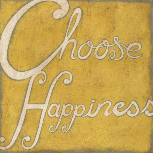 Choose Happiness Poster Print - Chariklia Zarris