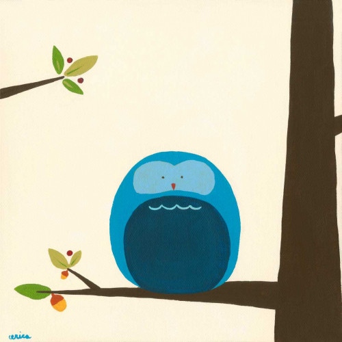 Orchard Owls I Poster Print - June Erica Vess