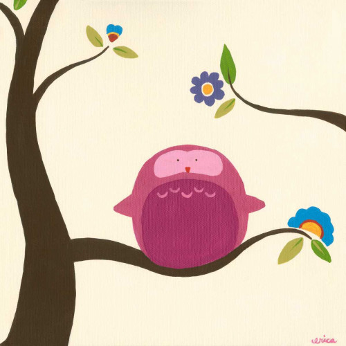 Orchard Owls IV Poster Print - June Erica Vess