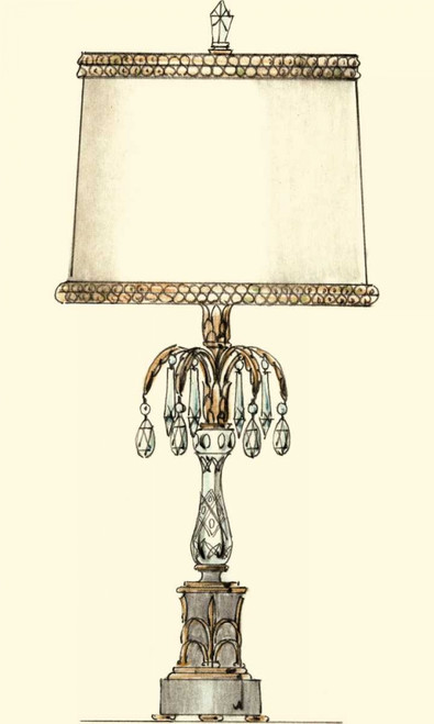 Boudoir Lamp IV Poster Print - Unknown