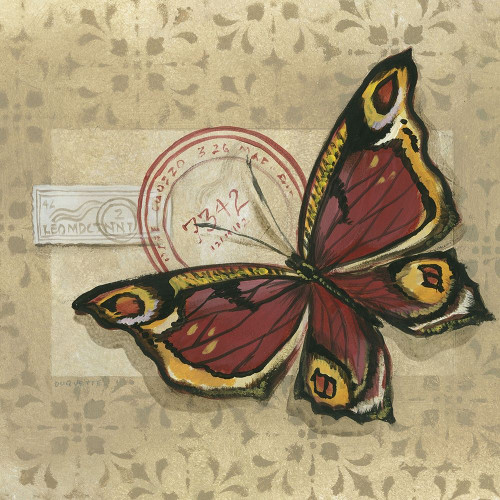 Le Papillon I Poster Print - Marianne D. Cuozzo