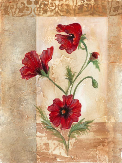 Red Poppies III Poster Print - Marianne D. Cuozzo