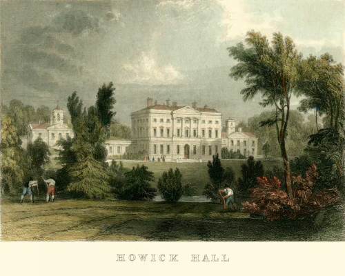 Hewick Hall Poster Print - T. Allom