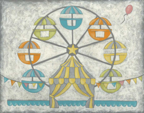 Carnival Ferris Wheel Poster Print - Chariklia Zarris