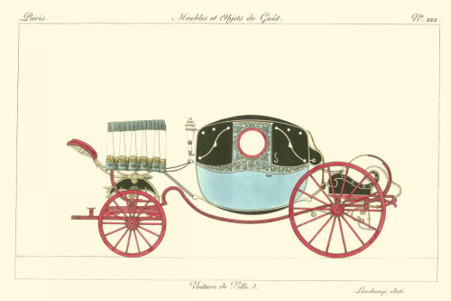 Antique Carriage VI Poster Print - unknown