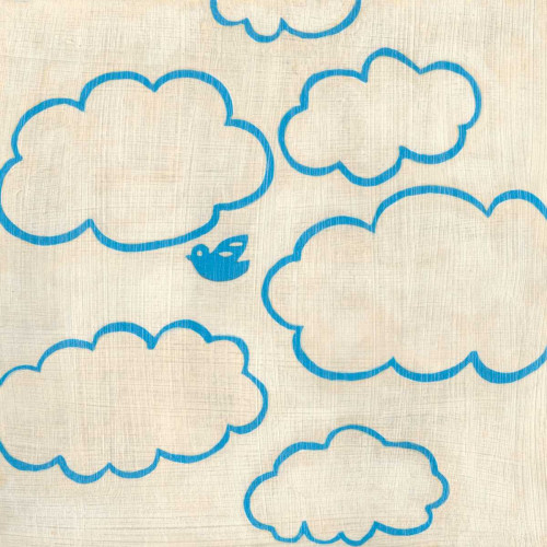 Best Friends - Sky Poster Print - Chariklia Zarris