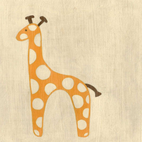 Best Friends - Giraffe Poster Print - Chariklia Zarris