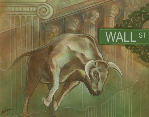 Bull Market Poster Print - Ethan Harper
