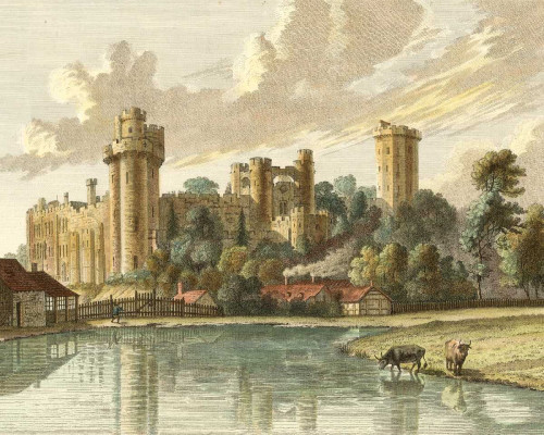 Warwick Castle Poster Print - P. Sandby