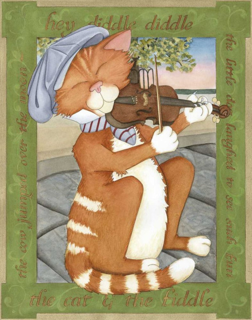The Cat and The Fiddle Poster Print - Tara Friel