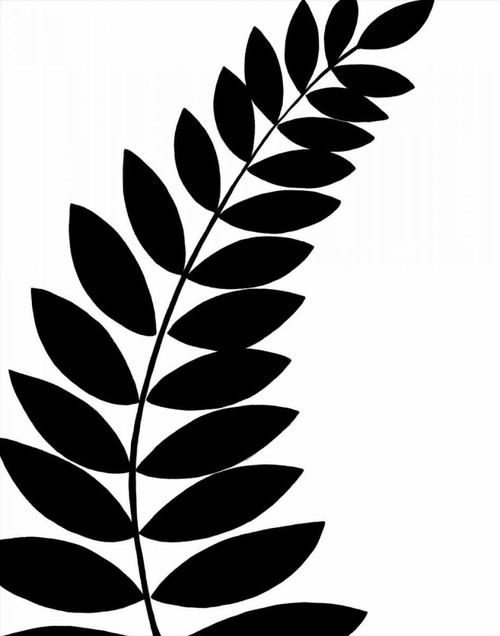 Leaf Silhouette I Poster Print - Chariklia Zarris