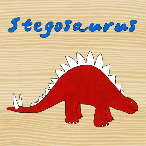 Stegosaurus Poster Print - Megan Meagher
