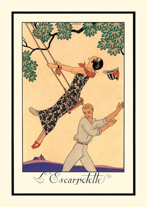 L Escarpotette Poster Print - George Barbier