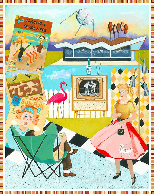 Kris Retro Rama II Poster Print - Kris Taylor