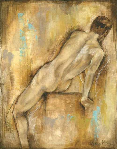 Nude Gesture I Poster Print - Jennifer Goldberger