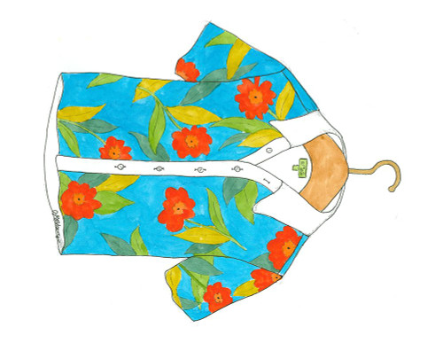 Beach Wear IV Poster Print - Jennifer Goldberger