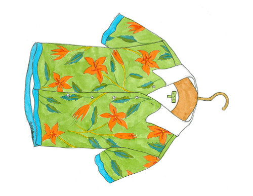 Beach Wear II Poster Print - Jennifer Goldberger