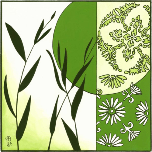 Kimono Garden IV Poster Print - Megan Meagher