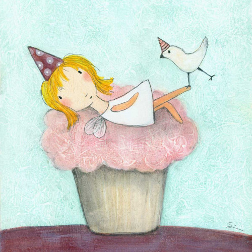 Cupcake Fairy Poster Print - Carla Sonheim