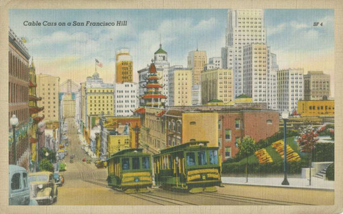 San Francisco- Cable Cars Poster Print - Unknown