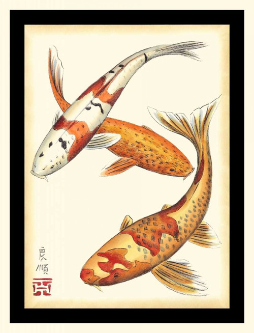 Koi Fish I Poster Print - Chariklia Zarris