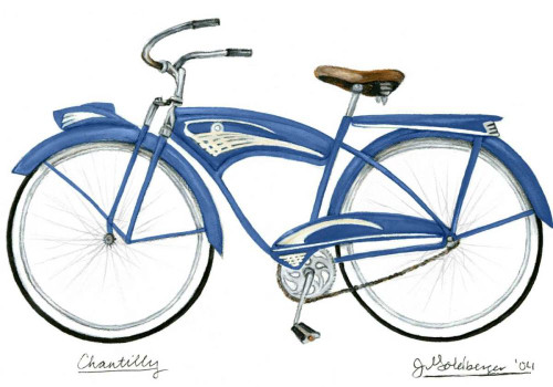 Blue Chantilly Poster Print - Jennifer Goldberger