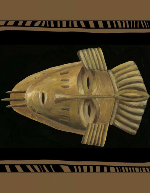 African Mask I Poster Print - Chariklia Zarris