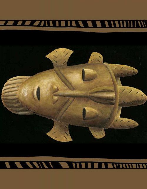 African Mask II Poster Print - Chariklia Zarris