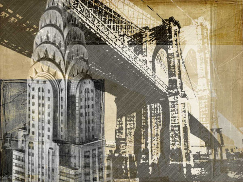 Metropolitan Collage I Poster Print - Ethan Harper