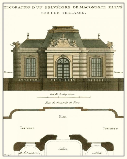 Belvedere Palace I Poster Print - Unknown