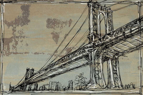 Kinetic City Sketch II Poster Print - Ethan Harper