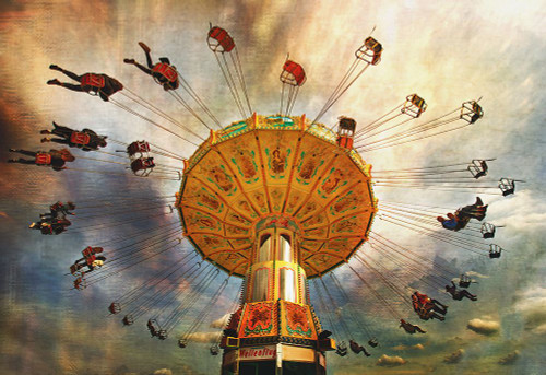 Wellenflug / Wave Flight Poster Print - Anette Ohlendorf