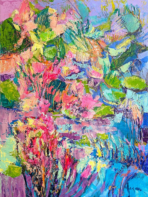 Df100Hot Pink Goddess I Poster Print - Dorothy Fagan