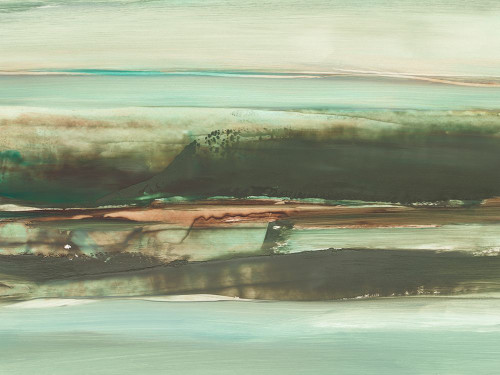 Emerald and Rust I Poster Print - Ethan Harper