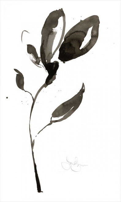 Solitary Sumi-e  I Poster Print - Jennifer Goldberger
